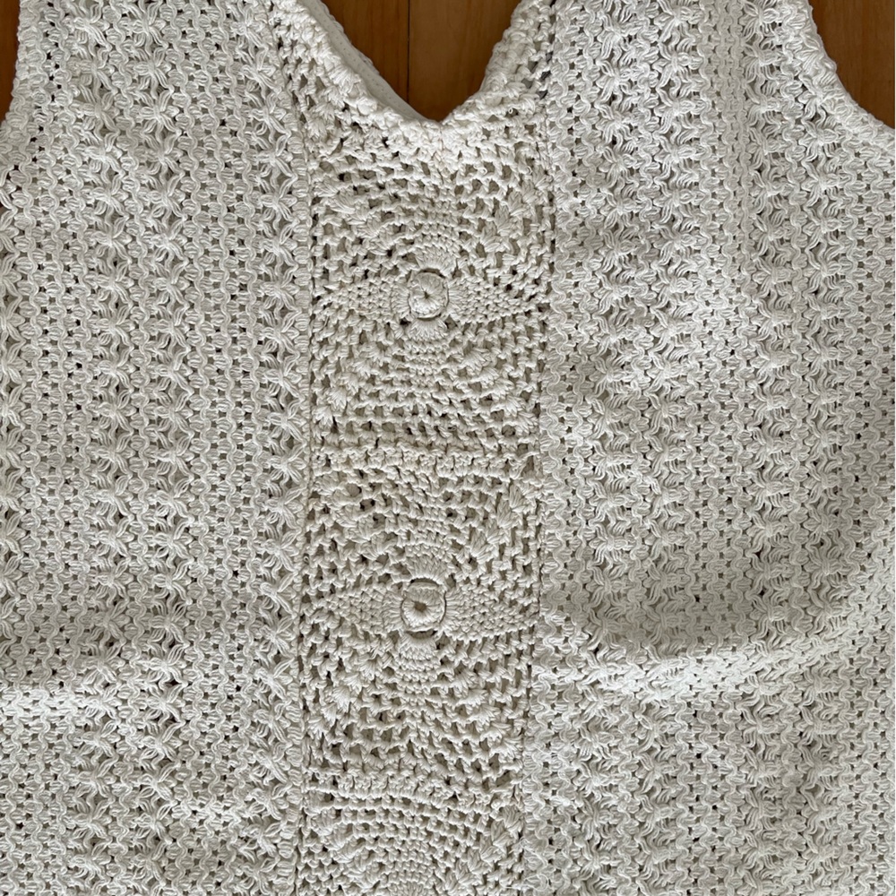 Zara White Knit Dress - Picture 6 of 6
